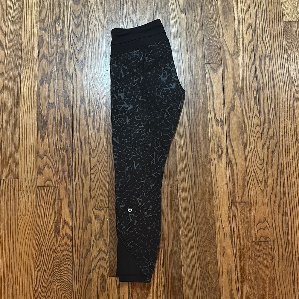 Black Patterned Leggings